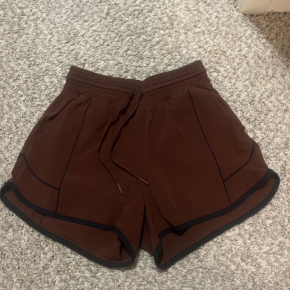Women's Athletic Shorts - Brown